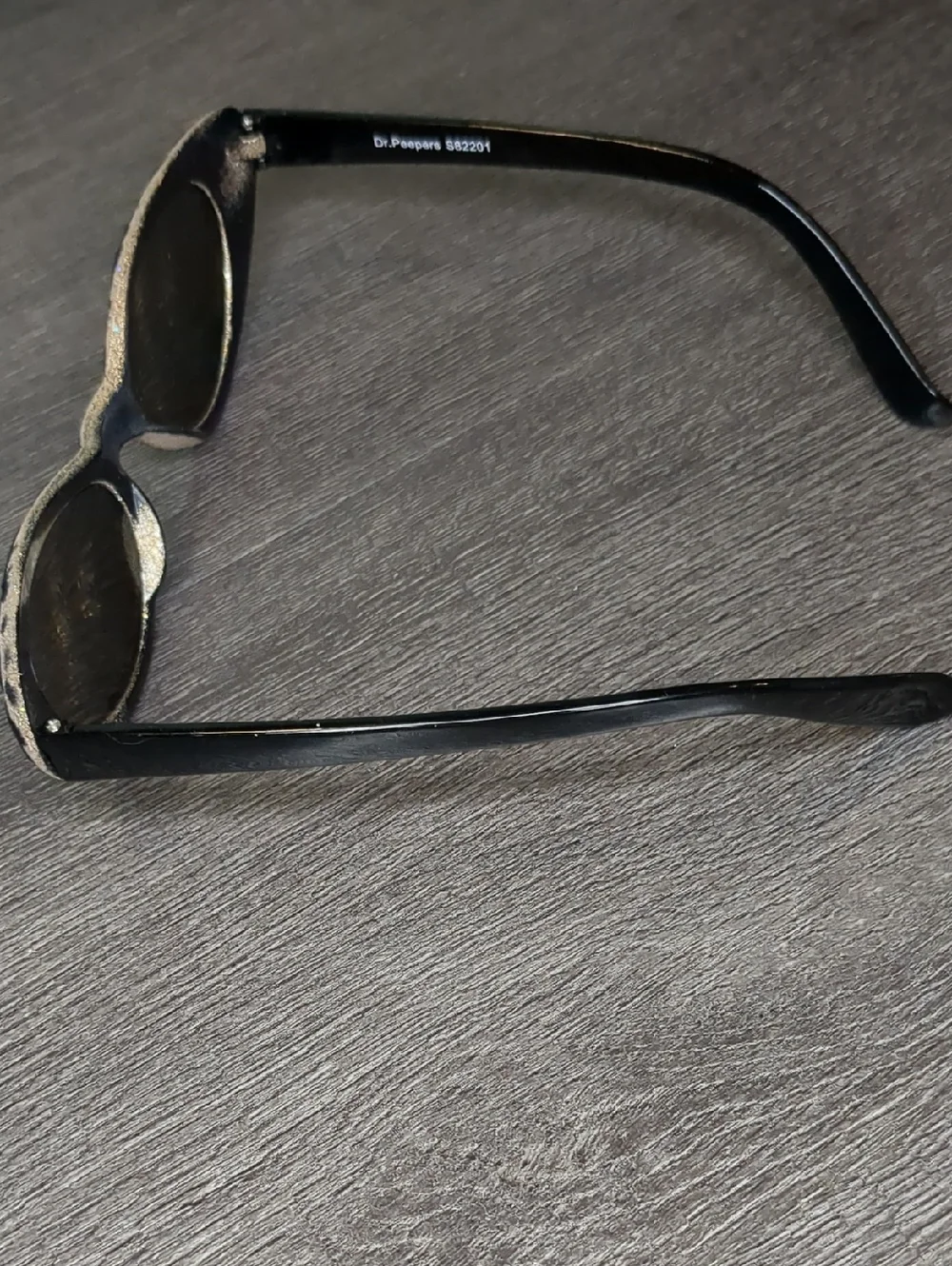 Dr. Peepers Retro Cat Eye Sunglasses Leopard Print Velvet Burnout S82201